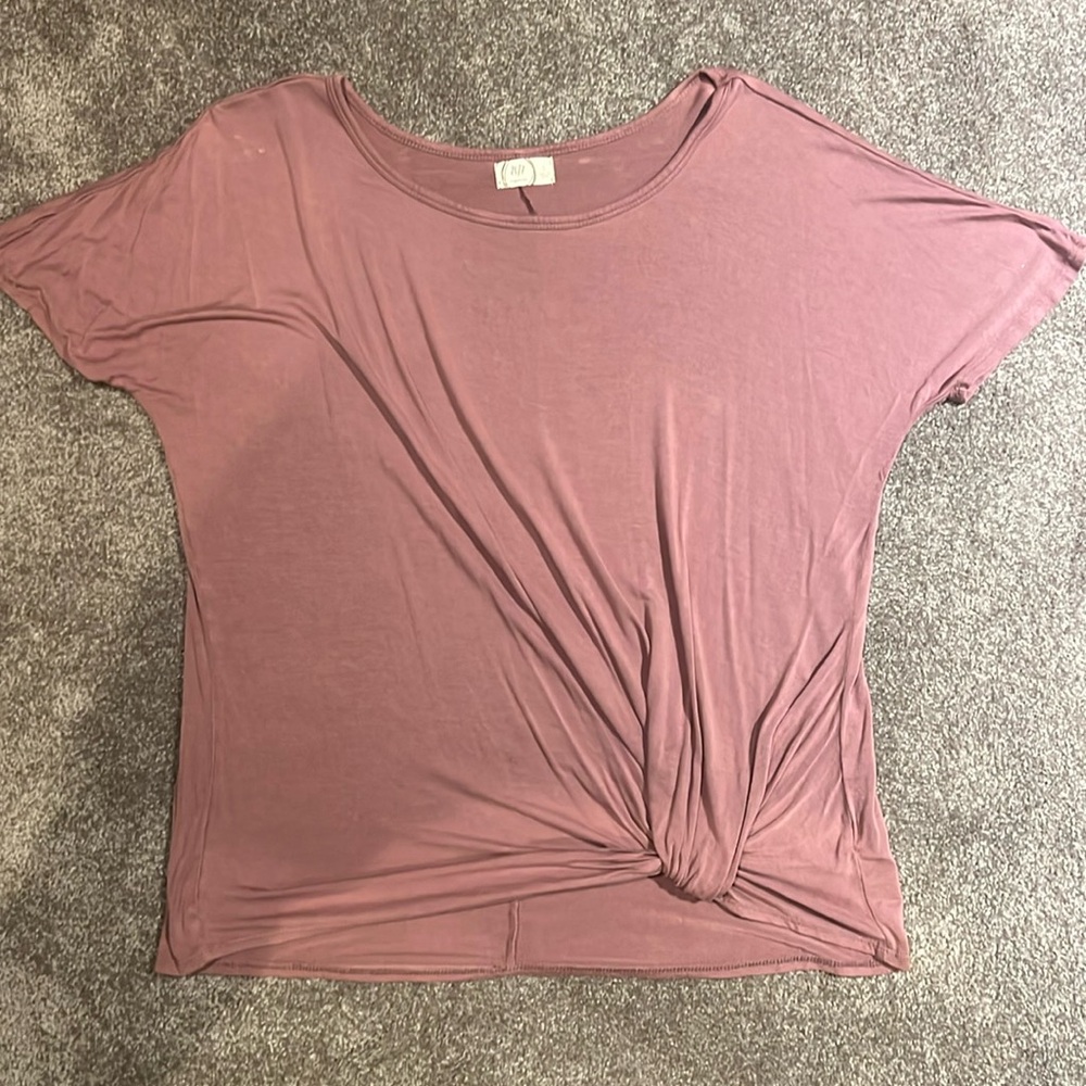 Mauve pink t shirt, sz L